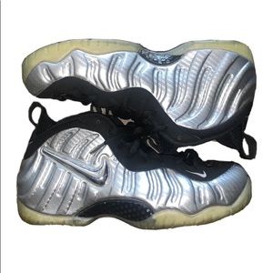 Nike Air Foamposites Pro Silver Surfer Size: 10
